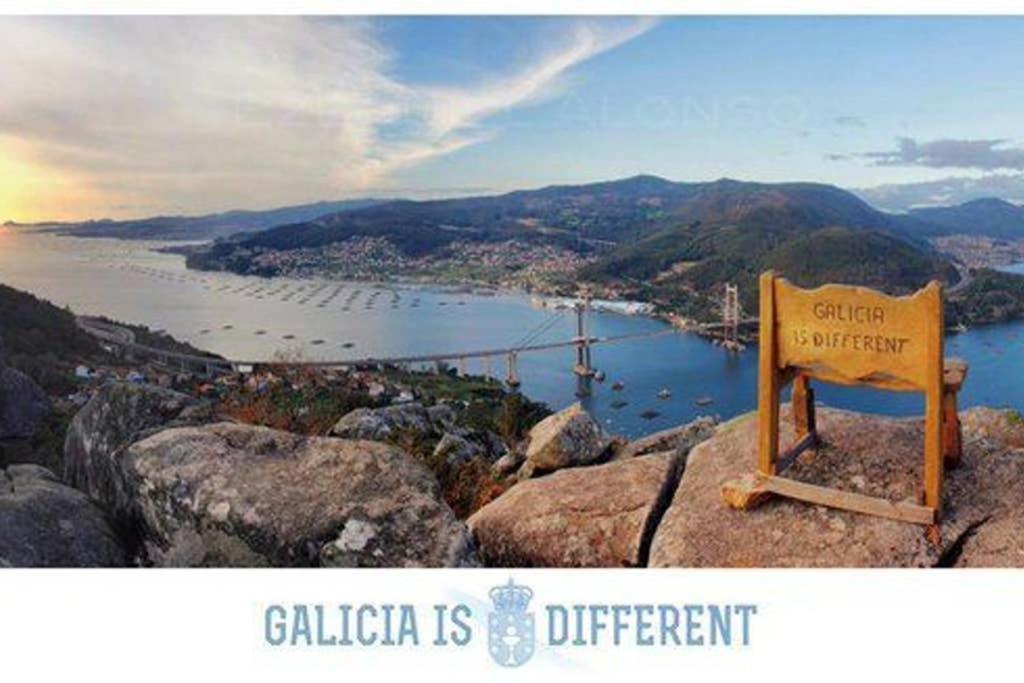 Tranquila Casita De Invitados En Vigo Con Chimenea Екстериор снимка