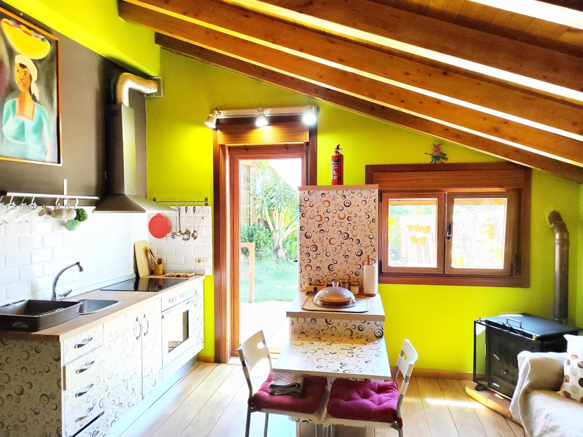 Tranquila Casita De Invitados En Vigo Con Chimenea Екстериор снимка